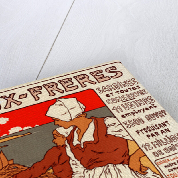 Poster for les Sardines Amieux by Georges Fay