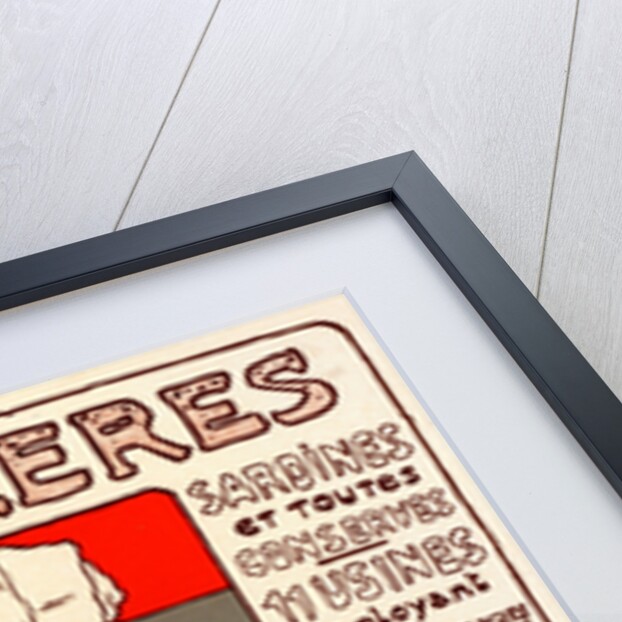 Poster for les Sardines Amieux by Georges Fay