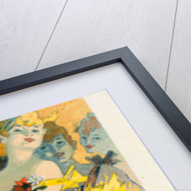 Poster for the Musée Grévin in Paris France, les Coulisses de l'Opéra by Jules Chéret