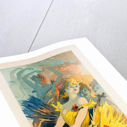 Poster for the Musée Grévin in Paris France, les Coulisses de l'Opéra by Jules Chéret