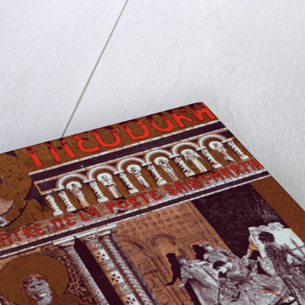 Poster for le théâtre de la Porte-Saint-Martin, Théodora by Victorien Sardou by Auguste-François-Marie Gorguet