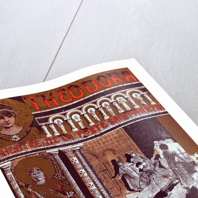 Poster for le théâtre de la Porte-Saint-Martin, Théodora by Victorien Sardou by Auguste-François-Marie Gorguet