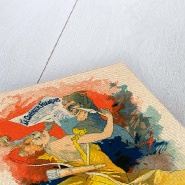 Poster for le journal le Courrier Français by Jules Chéret