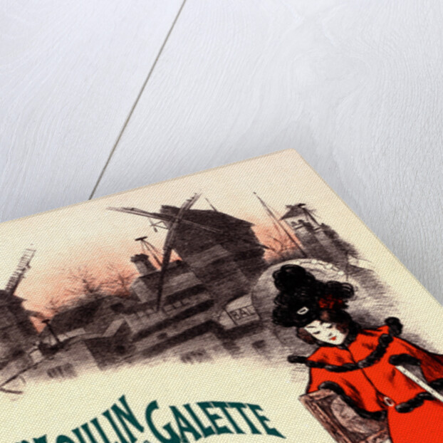Poster for le Moulin de la Galette. Auguste by Roedel
