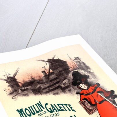 Poster for le Moulin de la Galette. Auguste by Roedel