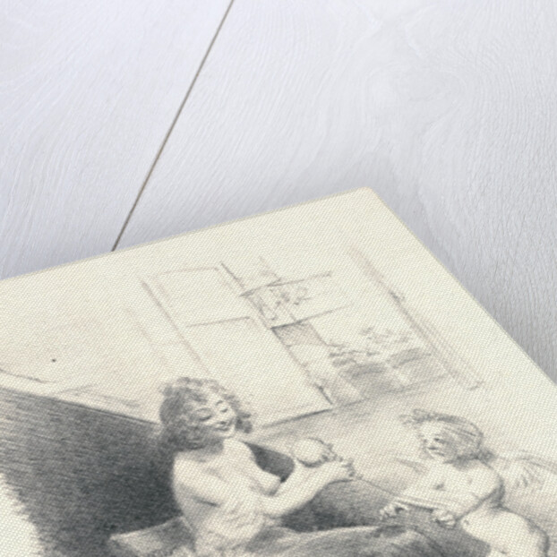 Impatience, dessins original pour les Maîtres de l'Poster by Adolphe Willette