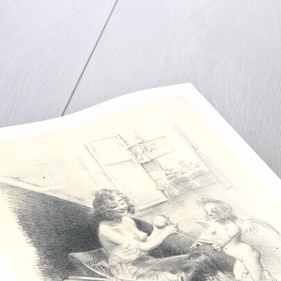 Impatience, dessins original pour les Maîtres de l'Poster by Adolphe Willette