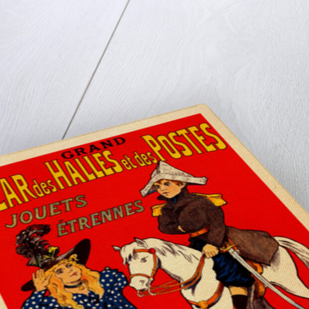 Poster for le Bazar des Halles et Postes by Fernand Fernel