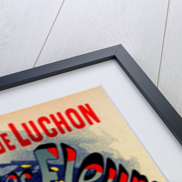 Poster for Fête des Fleurs de Bagnères-de-Luchon. Flower festival in August by Jules Chéret