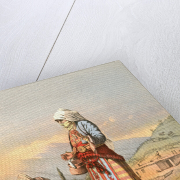 Armenian peasant woman, Travels through Turkey 1862 by Henry J. Van Lennep