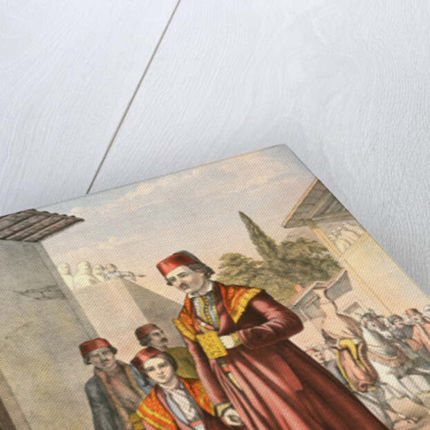 Armenian marriage procession, Travels through Turkey 1862 by Henry J. Van Lennep