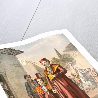 Armenian marriage procession, Travels through Turkey 1862 by Henry J. Van Lennep