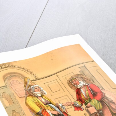 Gypsy fortune telling, Travels through Turkey 1862 by Henry J. Van Lennep