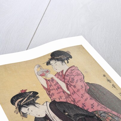 Kingyo,[Goldfish by Utamaro Kitagawa