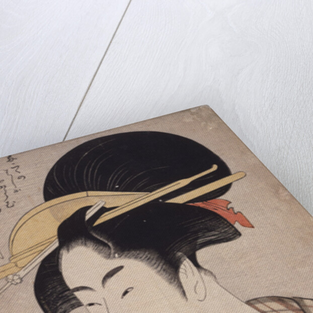 Tenugui, Hand-towel by Utamaro Kitagawa