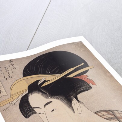 Tenugui, Hand-towel by Utamaro Kitagawa