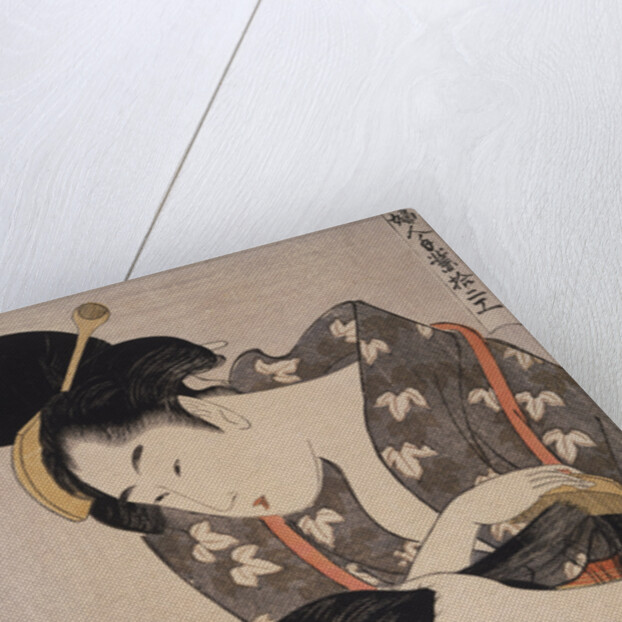 Kami-yui, Hairdresser by Utamaro Kitagawa