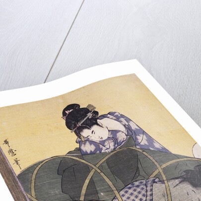 Horo-gaya, Mosquito net for a baby by Utamaro Kitagawa