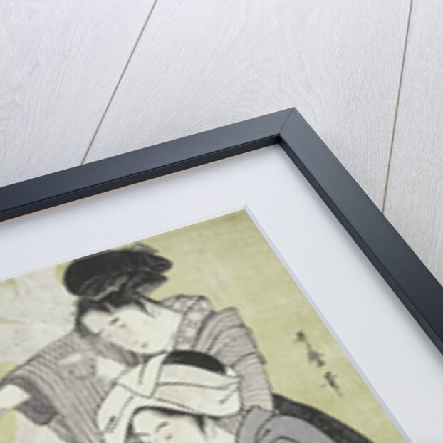 Daidokoro, Kitchen scene by Utamaro Kitagawa