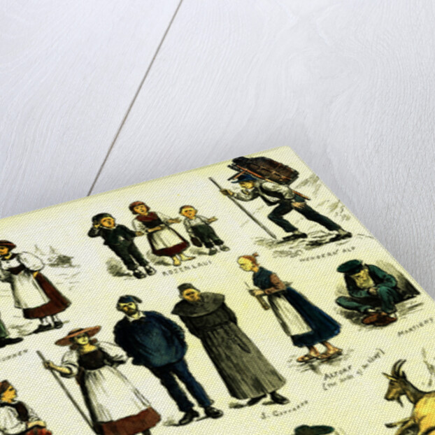 Switzerland Swiss Folk in 1883 by Anonymous