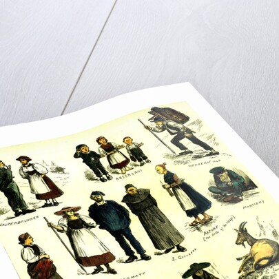 Switzerland Swiss Folk in 1883 by Anonymous