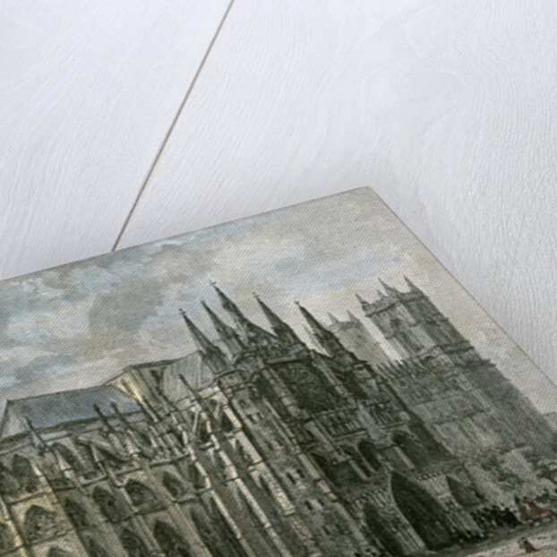 London Westminster Abbey 19th Century Church Street by Anonymous