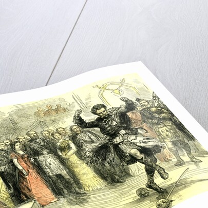 The Court in the Highlands Scotland 1880 a Sword Dance Scotland by Anonymous