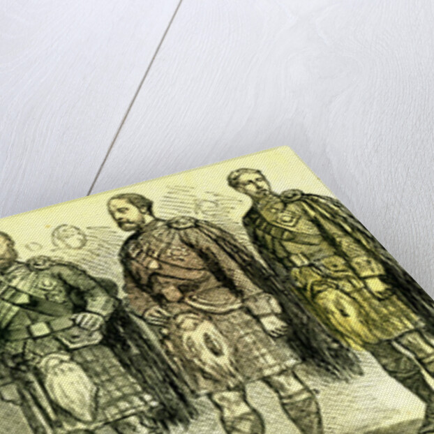 The Court in the Highlands 1880 the Gillie Ball Three Knights of the Garter Scotland by Anonymous