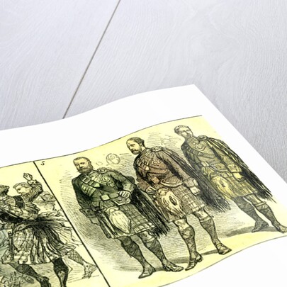 The Court in the Highlands 1880 the Gillie Ball Three Knights of the Garter Scotland by Anonymous