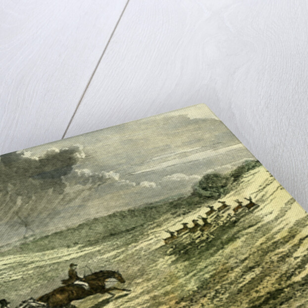 Lyndhurst New Forest UK 1850 Chase of a Jackal Hunt by Anonymous