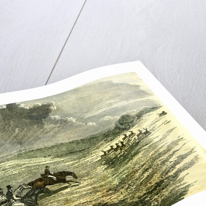 Lyndhurst New Forest UK 1850 Chase of a Jackal Hunt by Anonymous
