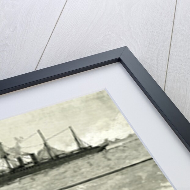 Steam Ship Ormuz Australia to England 1887 on the Voyage from Australia in the Suez Canal Passing Through the Straits of Bab-El-Mandeb Doing Fourteen Knots an Hour in the Teeth of a Full Gale by Anonymous