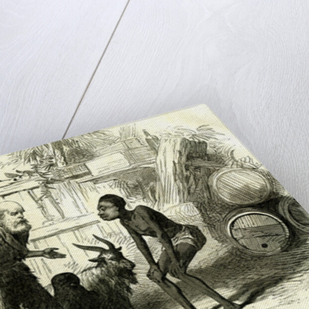 Robinson Crusoe 1869 or Friday and the Fairies at Covent Garden Theatre, Scene from the Christmas Pantomimes, London, Great Britain by Anonymous