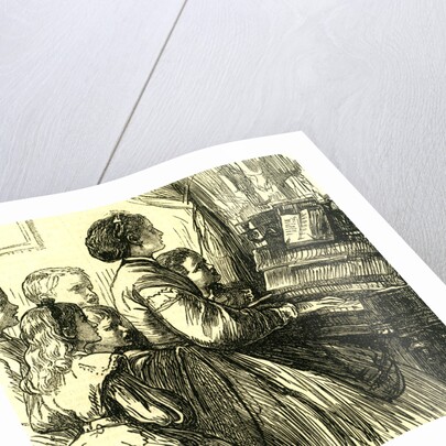 Mama at the Piano U.S.A. Teaching Little Songs to Little Ones Who Are to Sing Them 1866 United States, United States of America America by Anonymous