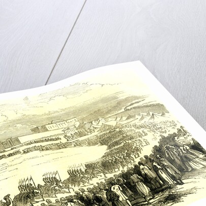 Abassieh Egypt Troops 1866 by Anonymous