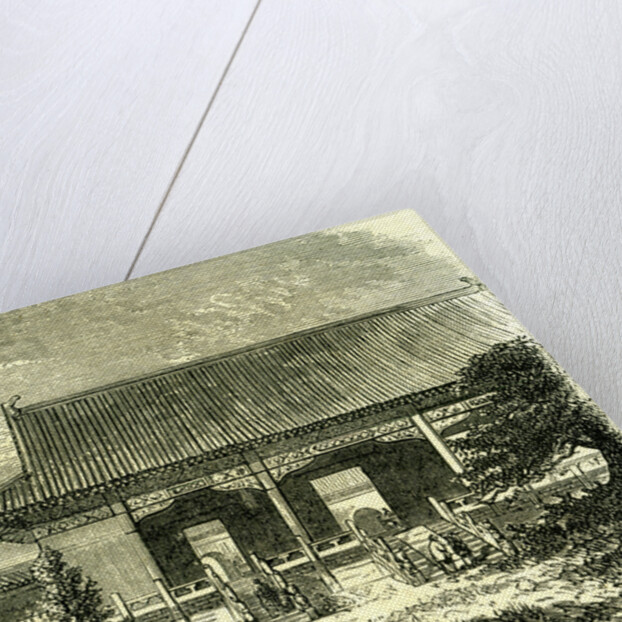 Entrance to the Tomb of the Ming Dynasty Beijing Peking 1866 by Anonymous