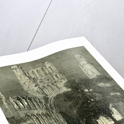 Kelso UK 1867 Kelso Abbey Illuminated by the Lime-Light. During the Queen's Visit to the Scottish Border. Great Britain by Anonymous