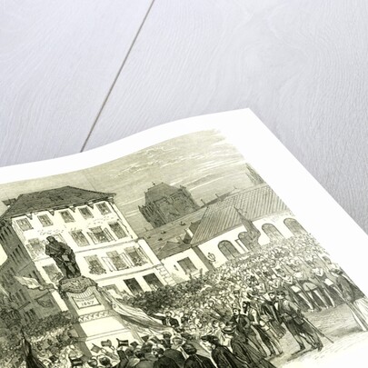 Antwerp Belgium Inauguration of the Statue of Teniers 1867 Antwerpen Anvers by Anonymous