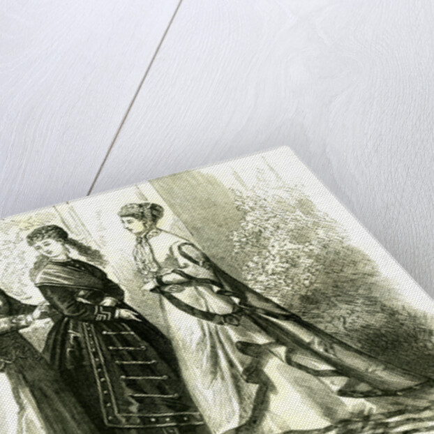 Paris France 1867 September Fashion by Anonymous