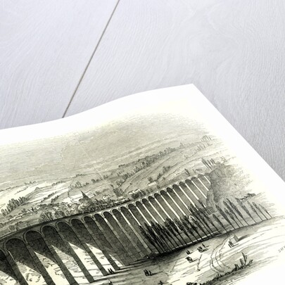 The Barentin Viaduct France 1847 Opening of the Rouen and Havre Railway by Anonymous