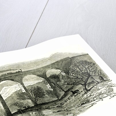 Lowther Viaduct UK 1846 Opening of the Lancaster and Carlisle Railway in December by Anonymous