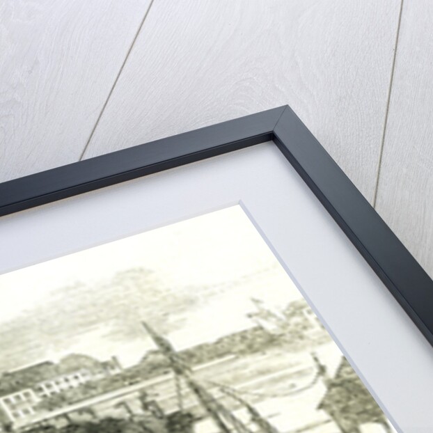 Cologne Köln 1846 the Charge of Cavalry Across the Bridge of Boats During the Riot at Cologne. by Anonymous