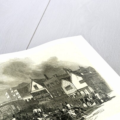Chester UK 1846 Lower Bridge Street. The Cup Day by Anonymous