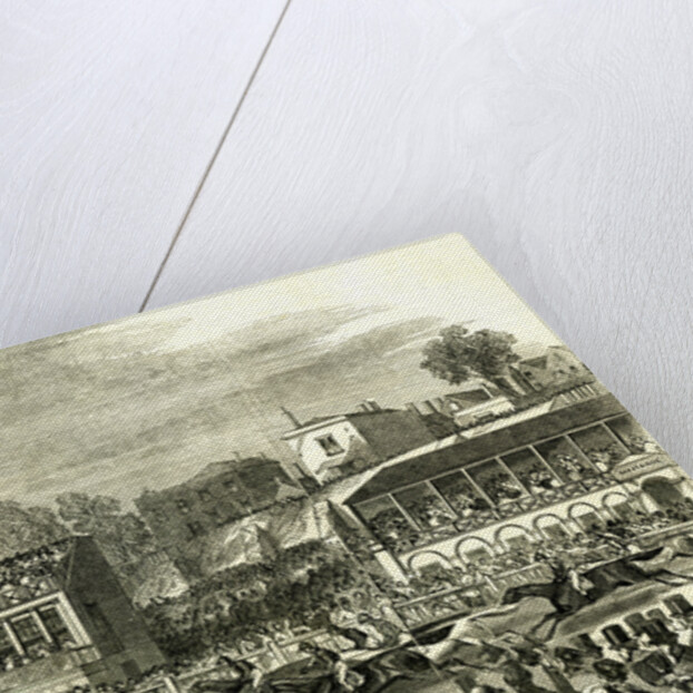 Chester UK 1846 Chester Races. The Race for the Cup by Anonymous