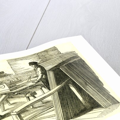 Hyde Park London 1850. Painting Machine. The Great Exhibition by Anonymous