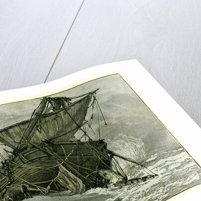 Wreck of the Tally Ho Eastbourne UK 1887 by Anonymous