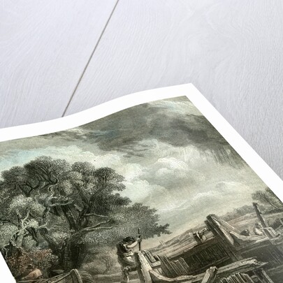 Flood Gates Sluice UK 1848 by Anonymous