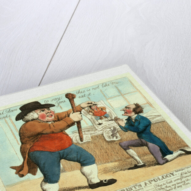 The caricaturist's apology by Giles Grinagain