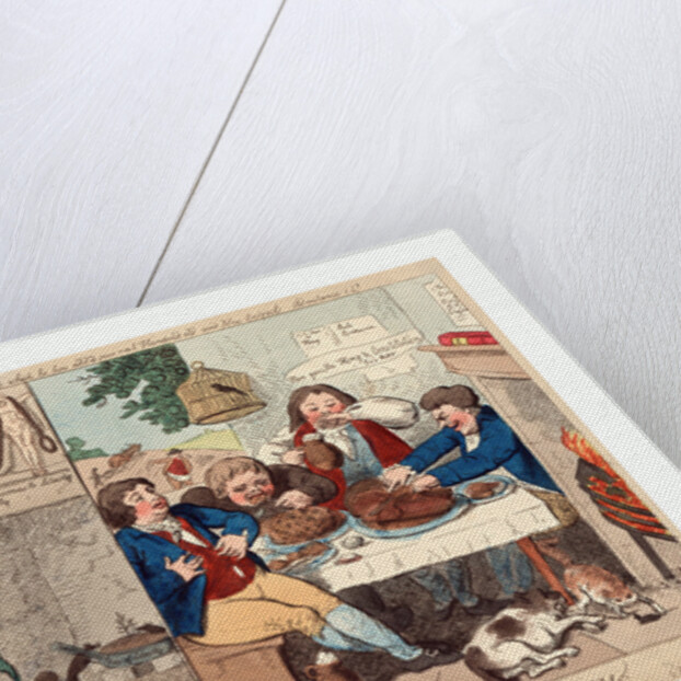 French happiness English misery by Isaac Cruikshank