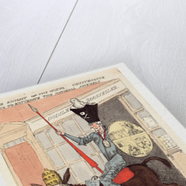 The knight of the woeful countenance going to extirpate the National Assembly by Anonymous